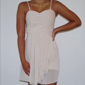 David’s Bridal Nude Dress